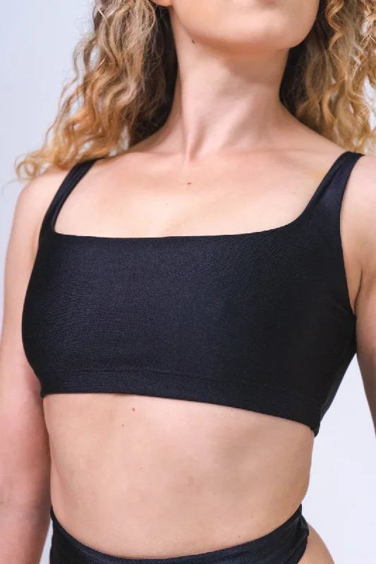 Sorte Instinct Top - Black Country
