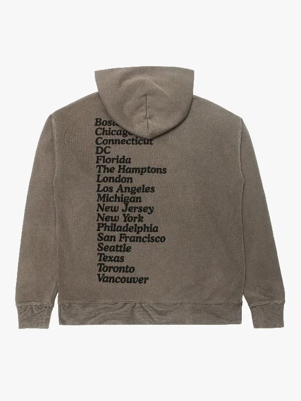 Equinox Region Zip Up Unisex Hoodie Sustainable Organic