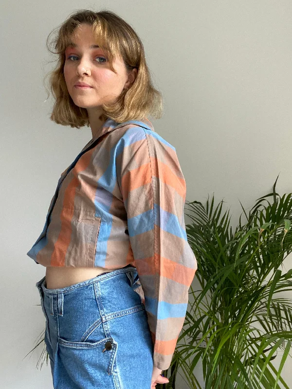 Checkered Shirt Feminine Women's Soft 