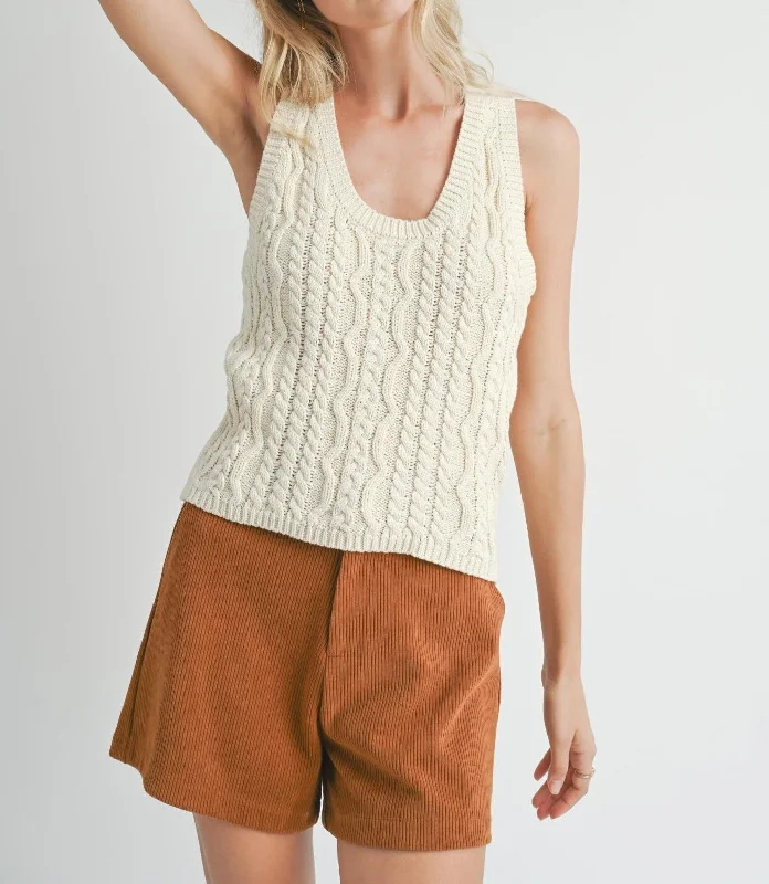 "SOUND MIND" SWEATER TANK Unique Women's Upcycled