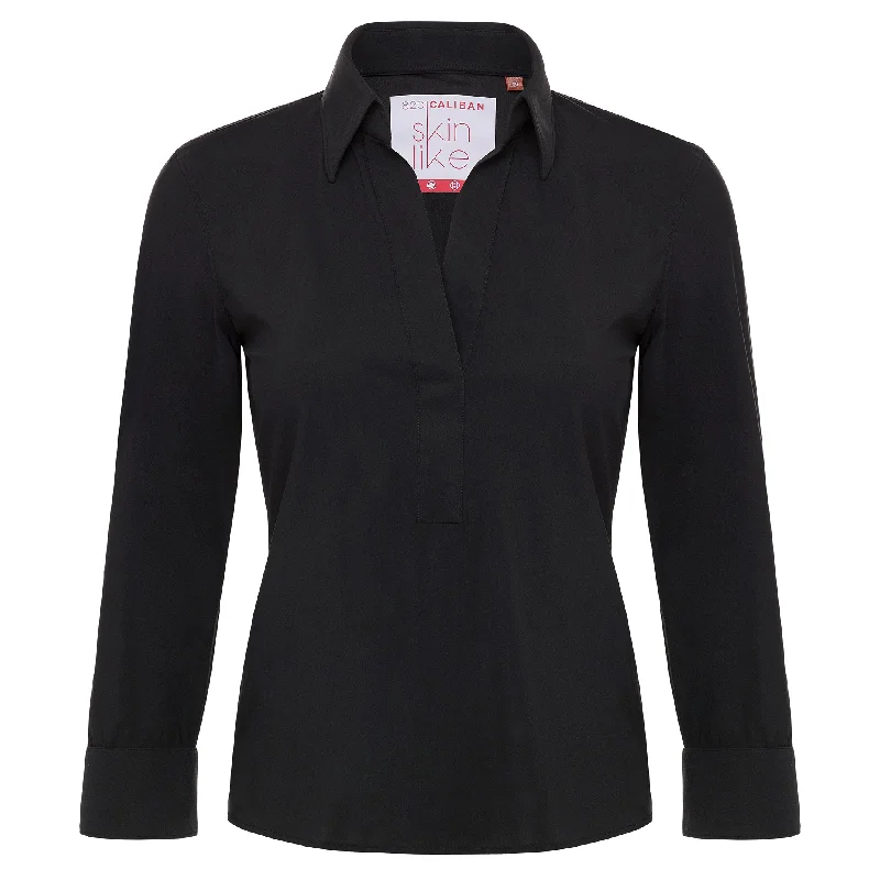 Skin-Like  Polo - Black Practical Women's Multi - 