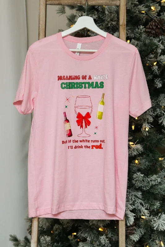 Dreaming Of A White Christmas Graphic Tee Modern Women's 