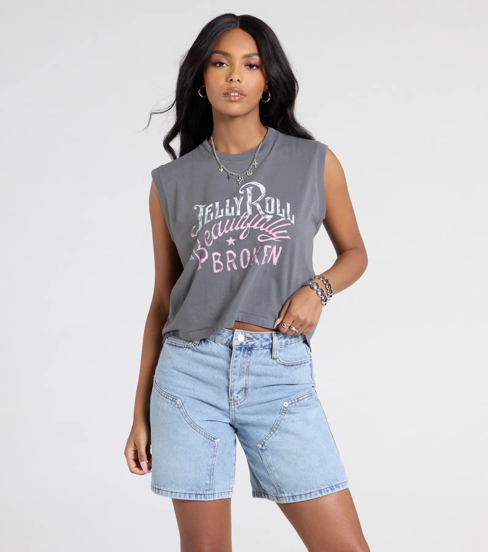 Jelly Roll Graphic Tank Top garde