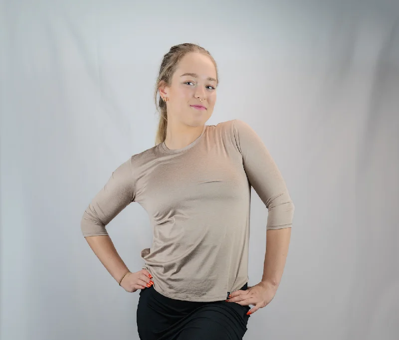 Jersey Quarter Sleeve Edgy Women's Punk