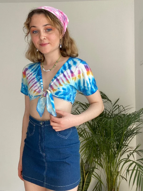 Tie Dye Crop Top Contemporary 