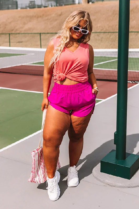 Connecting Flight Shift Tank In Pink Edgy Women's Punk