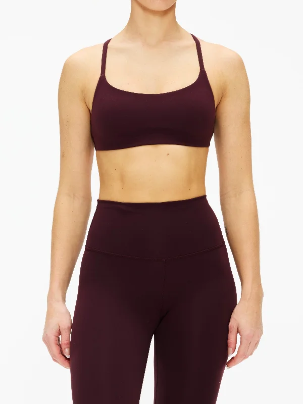 Lululemon Wunder Train Strappy Racer Bra A/B Disco