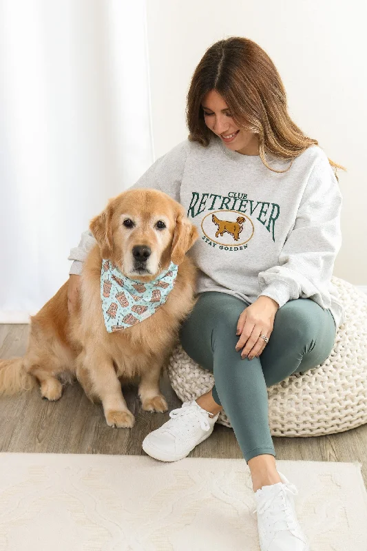 Club Retriever Embroidered Sweatshirt Vacation