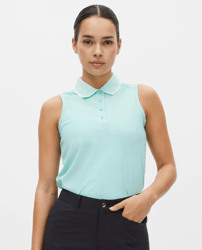 ROHNISCH Miriam Sleeveless Polo Ice Green Cool Women's Skate