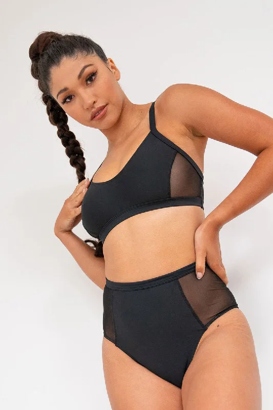Lunalae Gigi Top - Recycled Black Dapper Women's 1920S