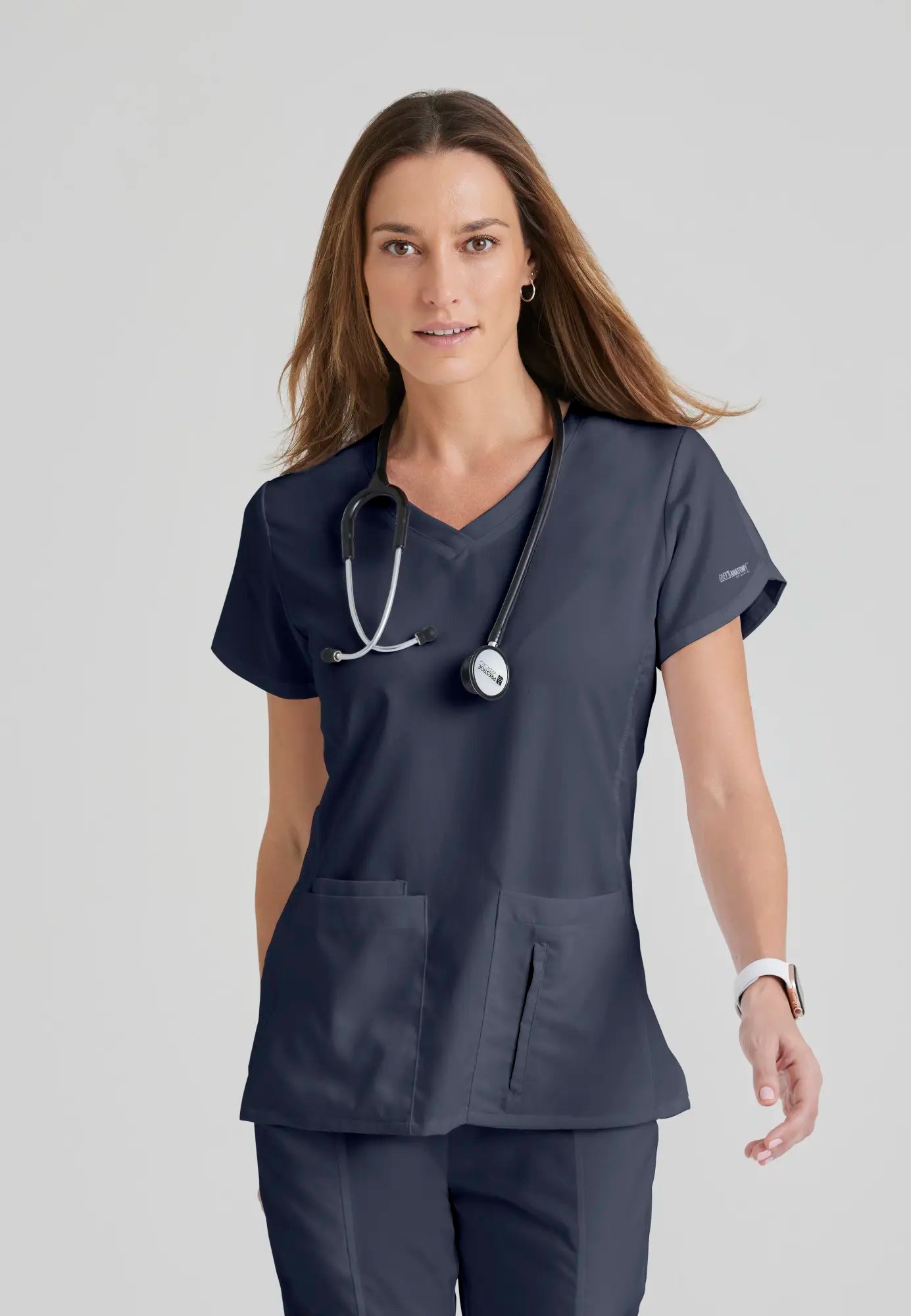 Grey's Anatomy Women's Cora Top - Steel Modern Women's Tech