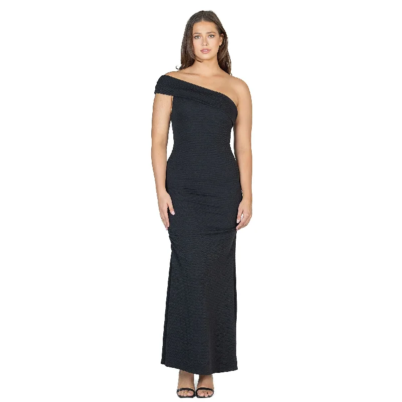 24seven Comfort Apparel Formal One Shoulder Rouched Mermaid Maxi Dress Cool Women's Distressed 24seven Comfort Apparel Formal One Shoulder Rouched Mermaid Maxi Dress Cool Women's Distressed