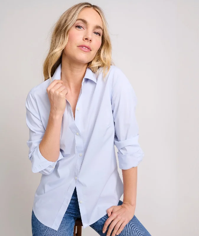 Wrinkle-Free Stretch Cotton Bella Shirt Dynamic Women's High - energy