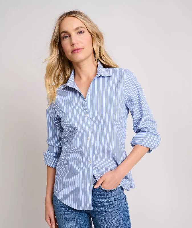 Wrinkle-Free Stretch Cotton Bella Shirt Sporty Women's Tennis