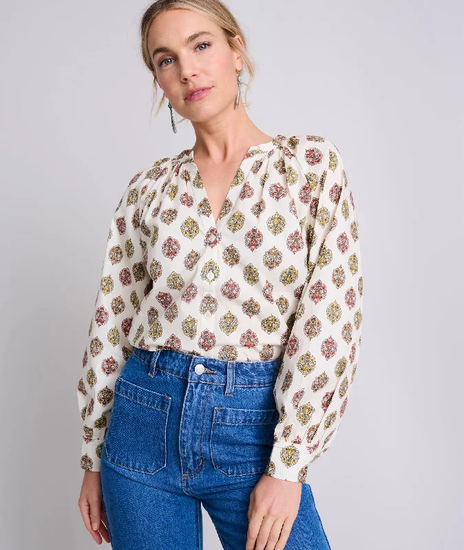 Cotton Raglan Sleeve Carrie Shirt Australian Beach
