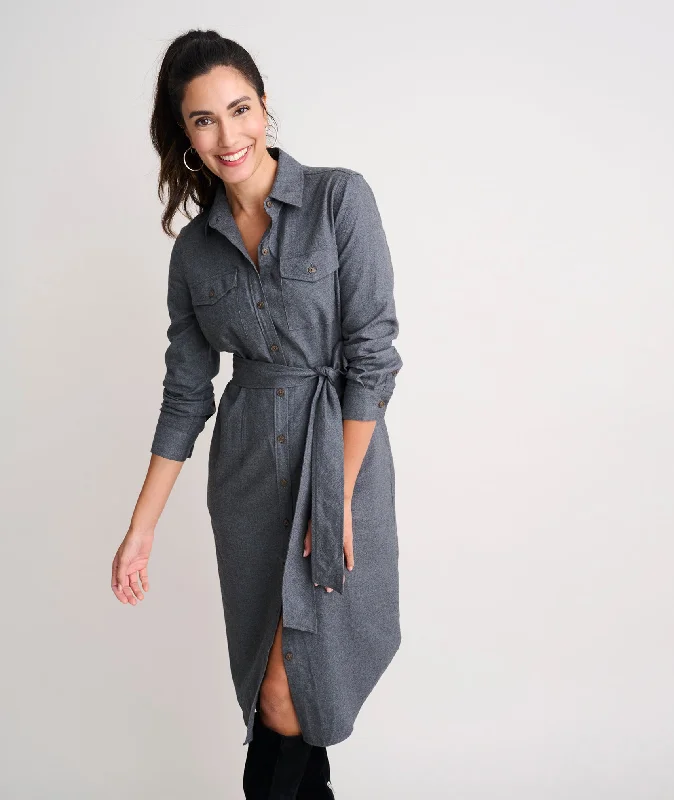 Cotton Midi Colby Shirt Dress Modern Women's 