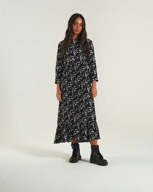 Adella Dress Black Sophisticated Women's Tailored