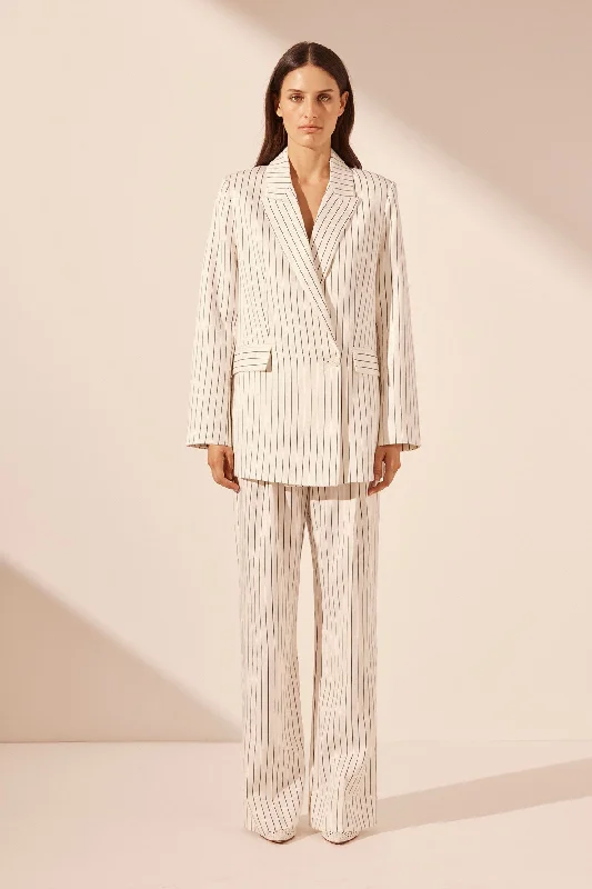 HARLEY DOUBLE BREASTED OVERSIZED BLAZER Gym