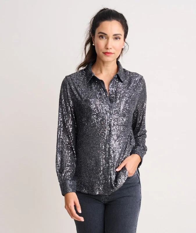 Sequin Harlow Shirt Laid - back Women's Vibe