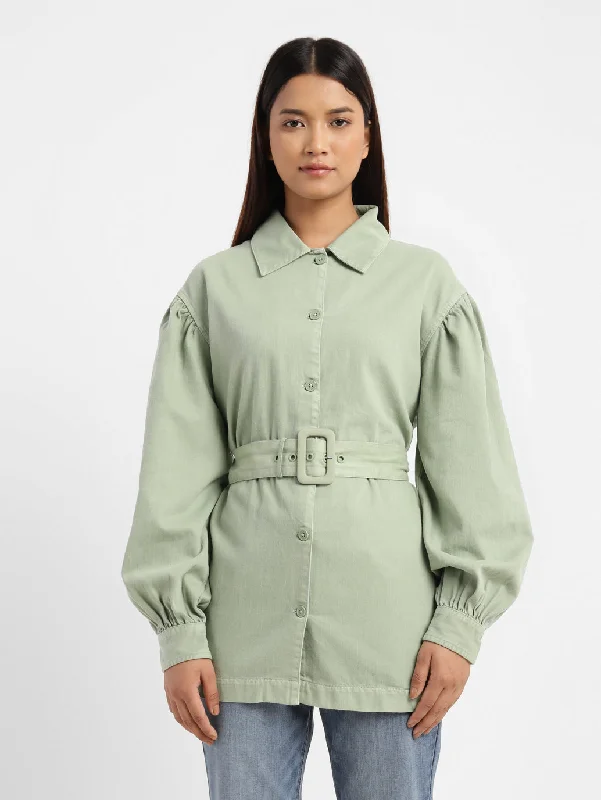 Levi's X Deepika Padukone Balloon Belted Shacket Refined Women's Hand - crafted