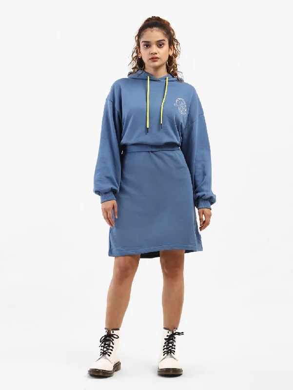 Levi's x Deepika Padukone Comfortable Sweatshirt Dress Hip Women's Retro