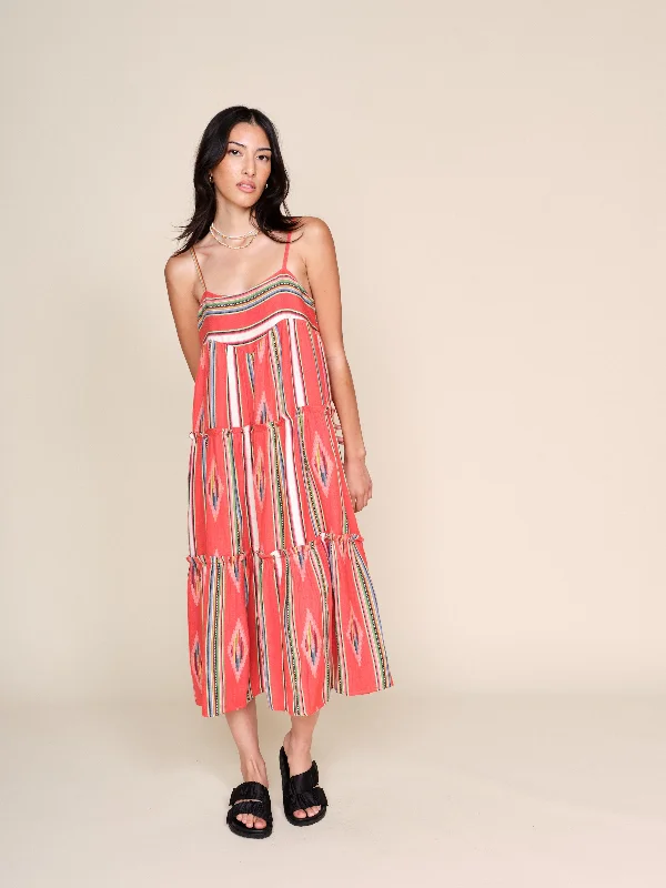 NOELLE DRESS - DM0106H Artistic Women's Hand - painted