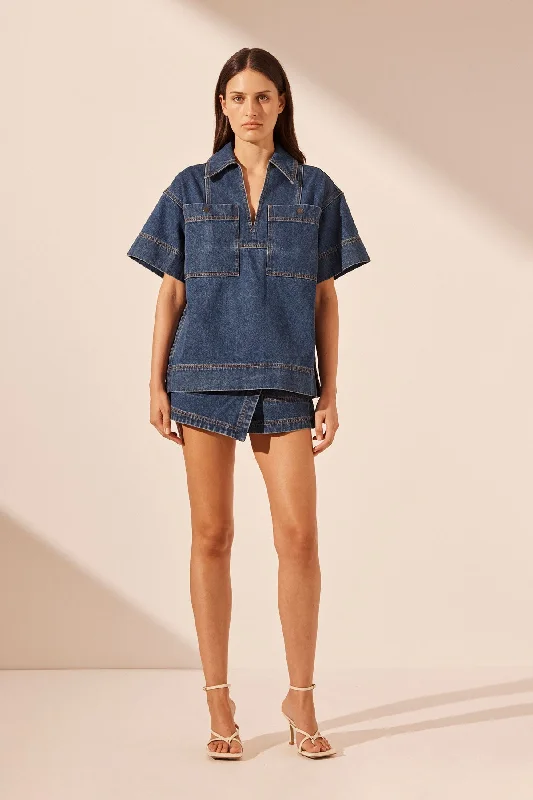 RAQUEL PULLOVER TOP Stylish Women's Tropical 