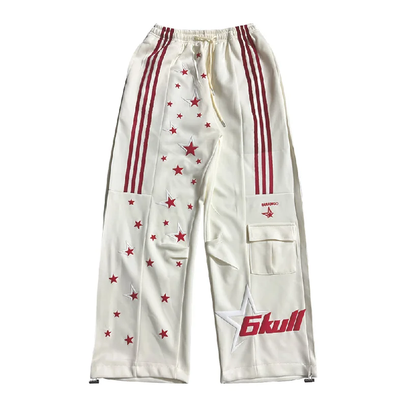 6Kull Full Puff Print Milky Way Sweat Pants Sharp Women's Italian
