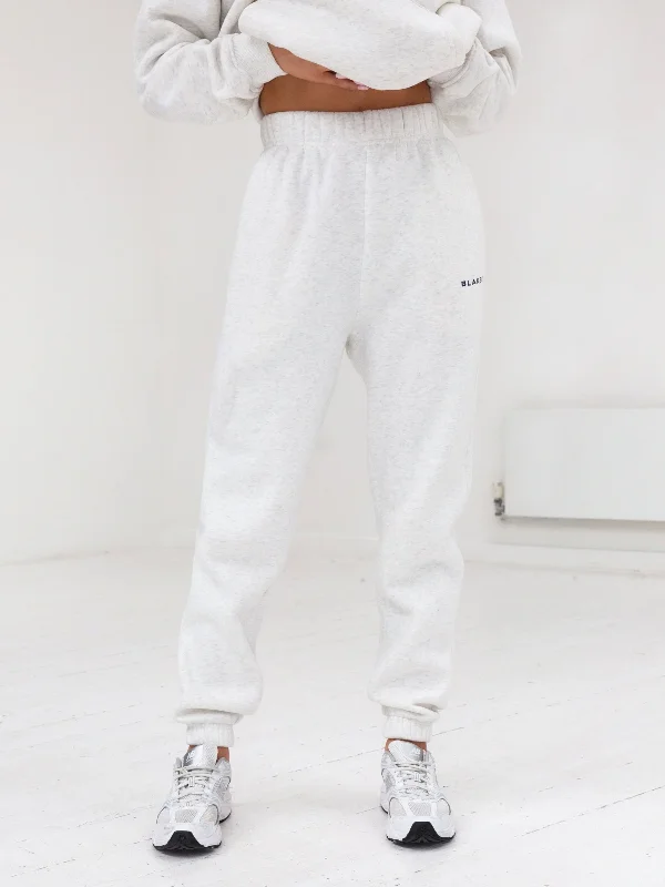 Series Sweatpants - Marl White Edgy Women's Punk