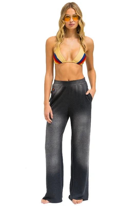 ESSENTIAL WIDE LEG POCKET SWEATPANTS - FADED SMOKE Modern Women's 