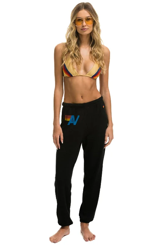 LOGO SWEATPANTS - BLACK Dynamic Women's High - energy