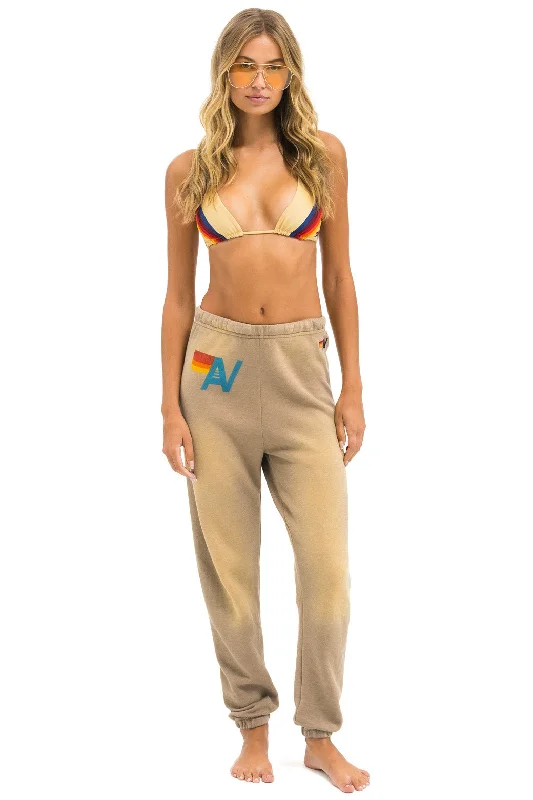 VINTAGE LOGO SWEATPANTS - FADED TAN Athletic Women's High - 