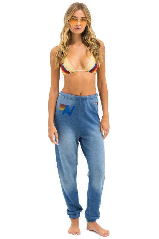 VINTAGE LOGO SWEATPANTS - FADED WATER Sustainable Organic